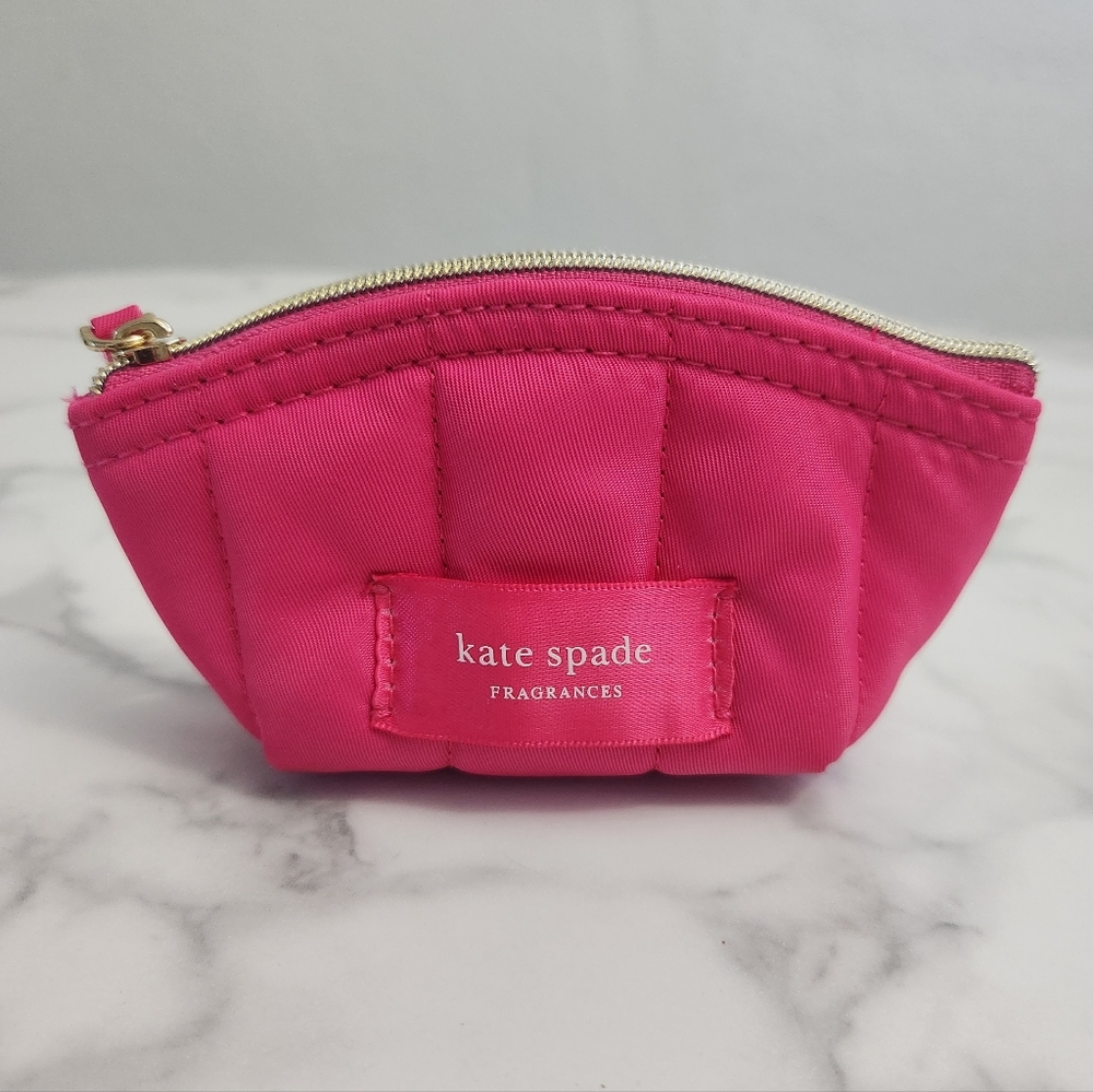 Kate Spade Quilted Pink Pouch Chic & Functional